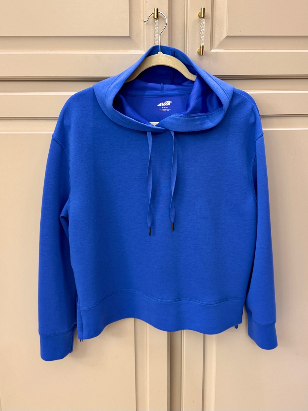 Avia side-zip buttery soft, bright blue Blue hoodie